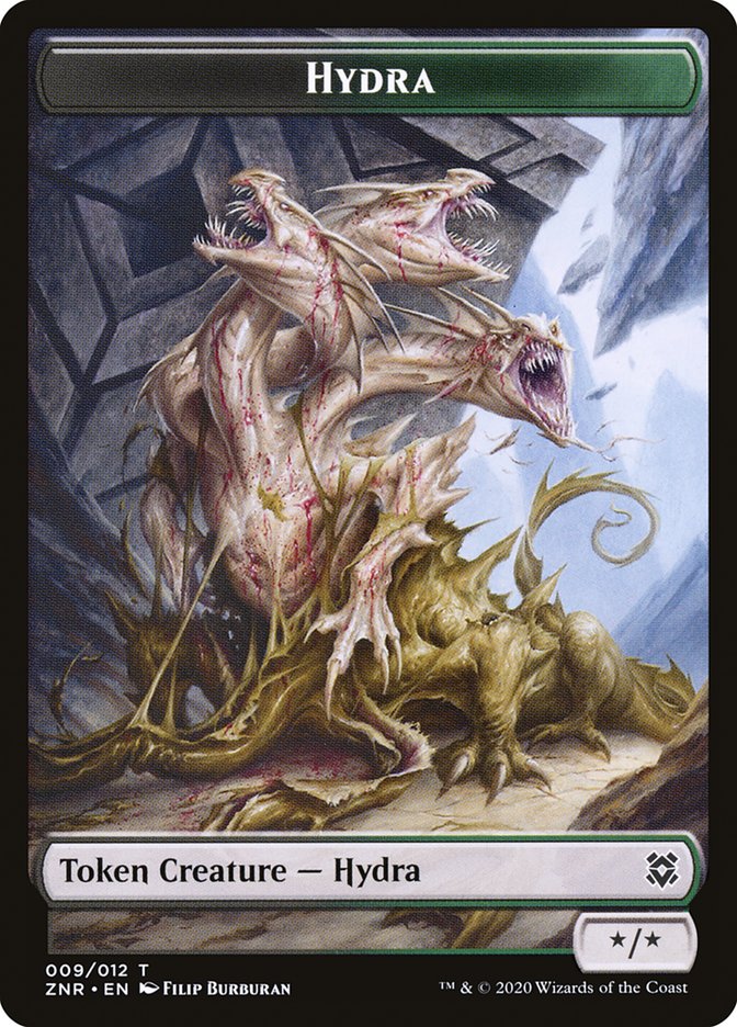 Hydra Token [Zendikar Rising Tokens] | Good Games Modbury