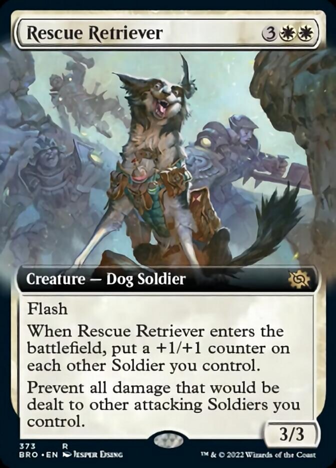 Rescue Retriever (Extended Art) [The Brothers' War] | Good Games Modbury