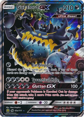 Guzzlord GX (63a/111) (Jumbo Card) [Sun & Moon: Crimson Invasion] | Good Games Modbury