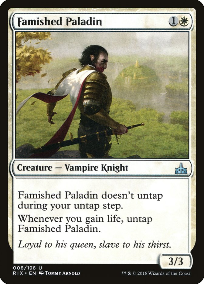 Famished Paladin [Rivals of Ixalan] | Good Games Modbury