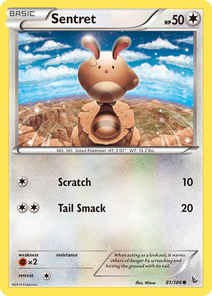 Sentret (81/106) [XY: Flashfire] | Good Games Modbury