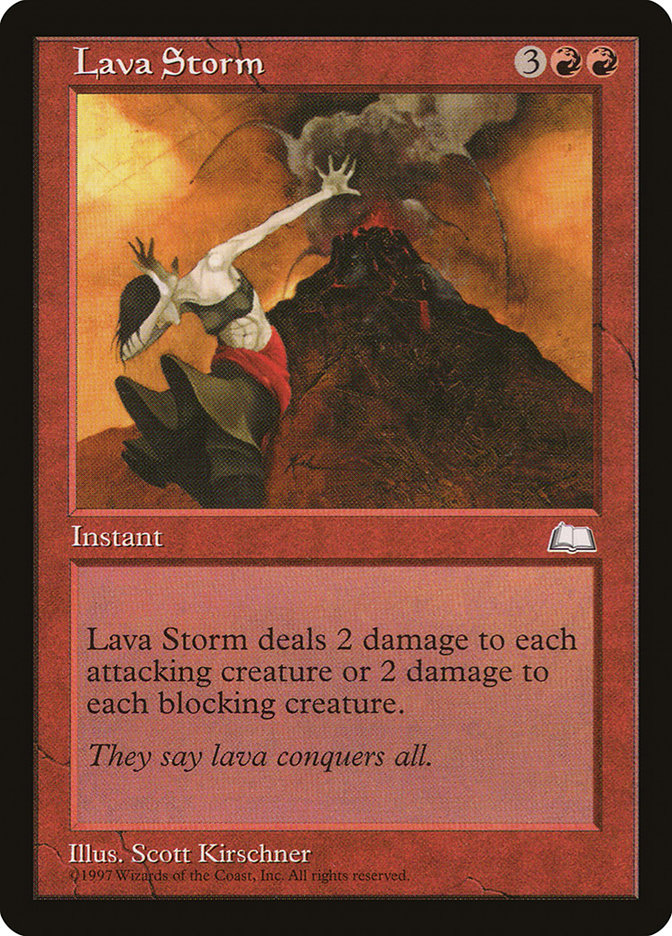 Lava Storm [Weatherlight] | Good Games Modbury