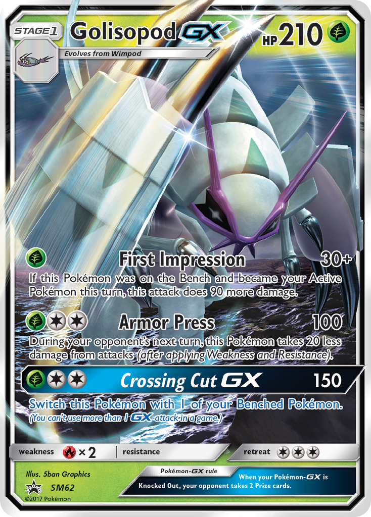 Golisopod GX (SM62) [Sun & Moon: Black Star Promos] | Good Games Modbury