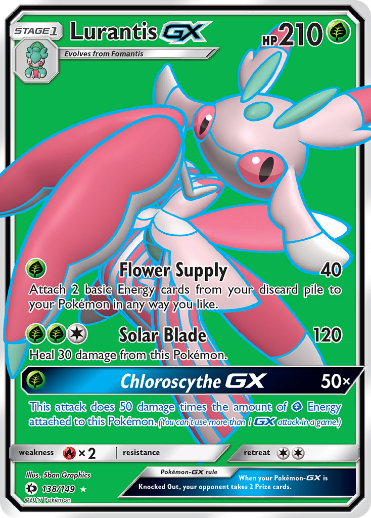 Lurantis GX (138/149) [Sun & Moon: Base Set] | Good Games Modbury