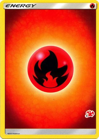 Fire Energy (Charizard Stamp #3) [Battle Academy 2020] | Good Games Modbury