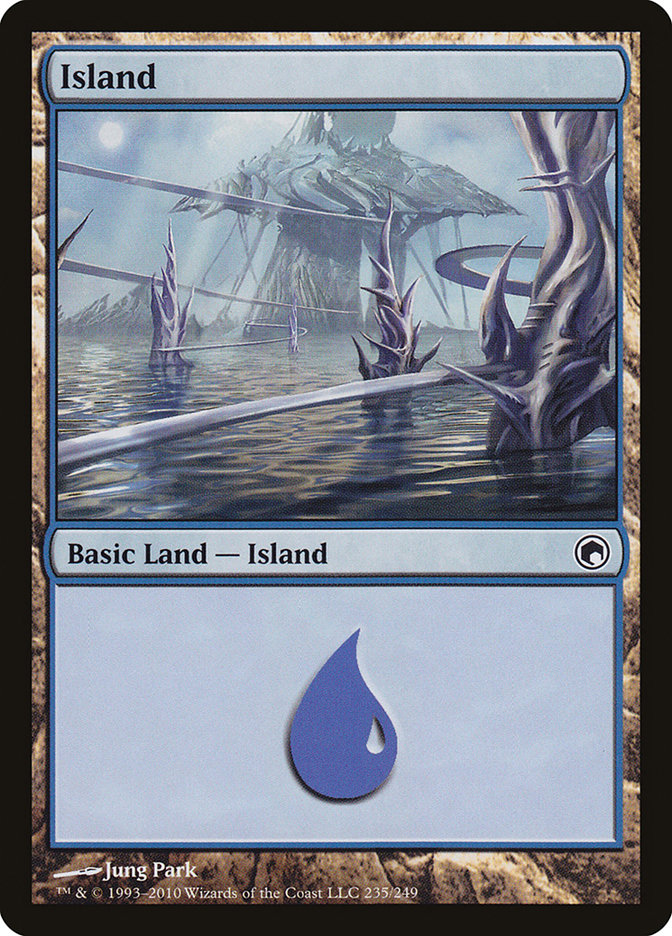 Island (235) [Scars of Mirrodin] | Good Games Modbury