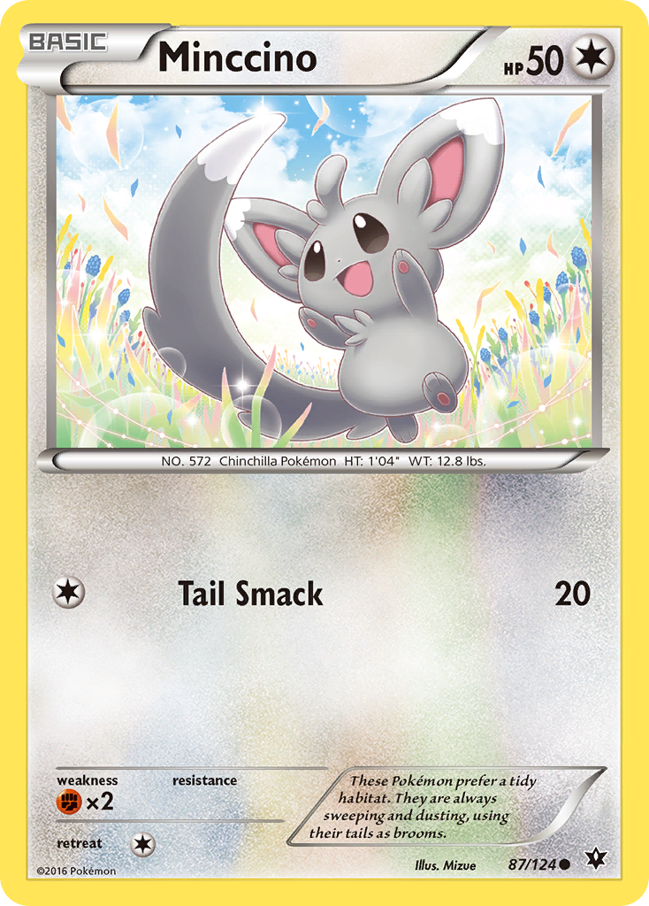 Minccino (87/124) [XY: Fates Collide] | Good Games Modbury