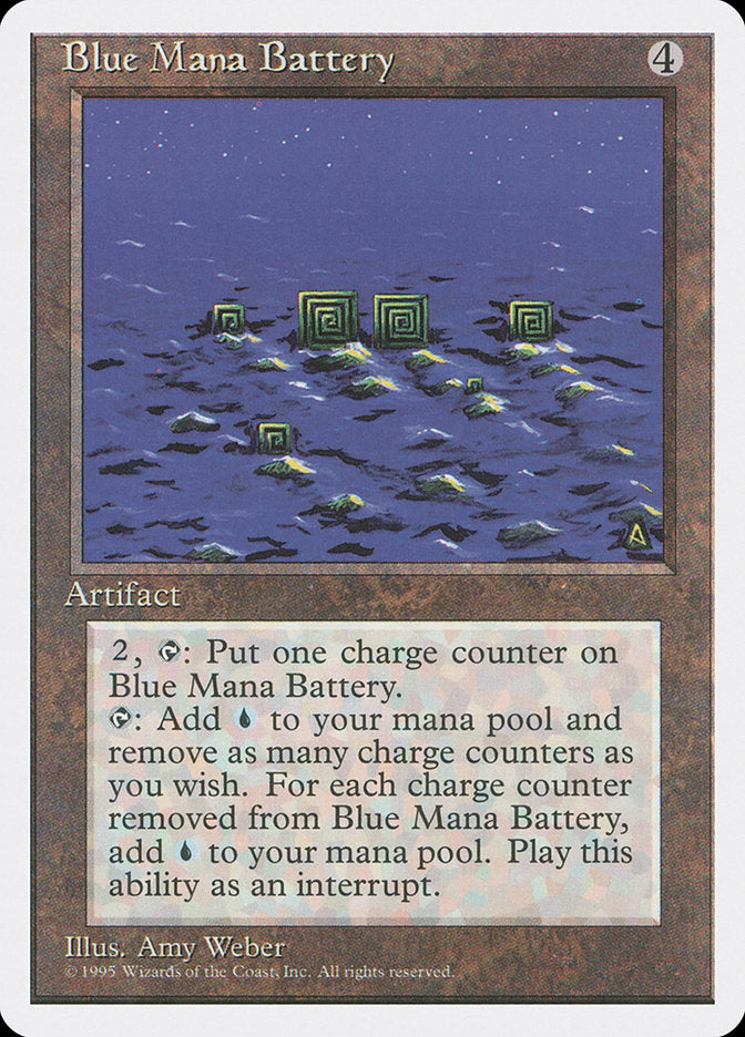 Blue Mana Battery [Fourth Edition] | Good Games Modbury