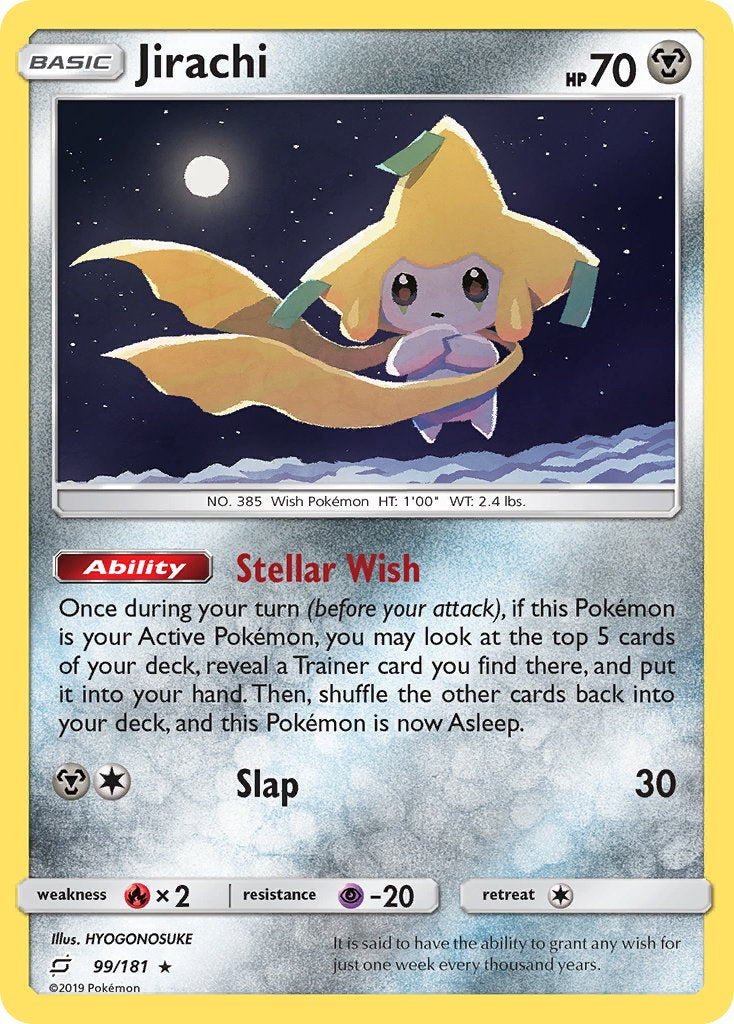 Jirachi (99/181) (Theme Deck Exclusive) [Sun & Moon: Team Up] | Good Games Modbury