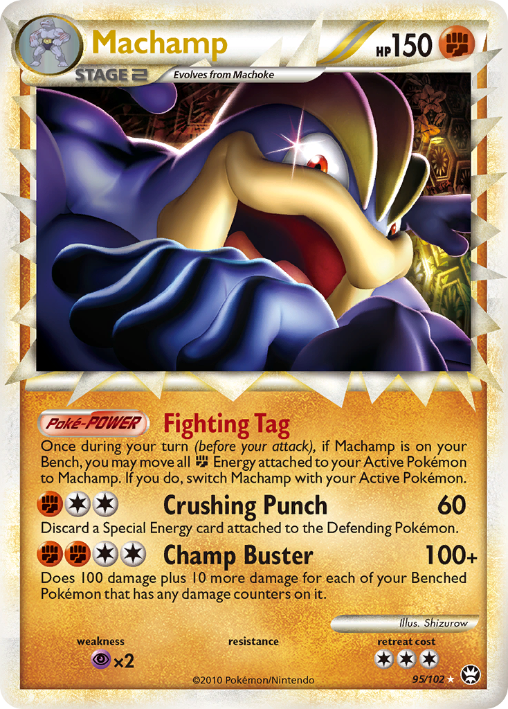 Machamp (95/102) [HeartGold & SoulSilver: Triumphant] | Good Games Modbury