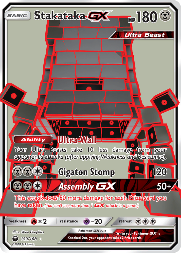 Stakataka GX (159/168) [Sun & Moon: Celestial Storm] | Good Games Modbury