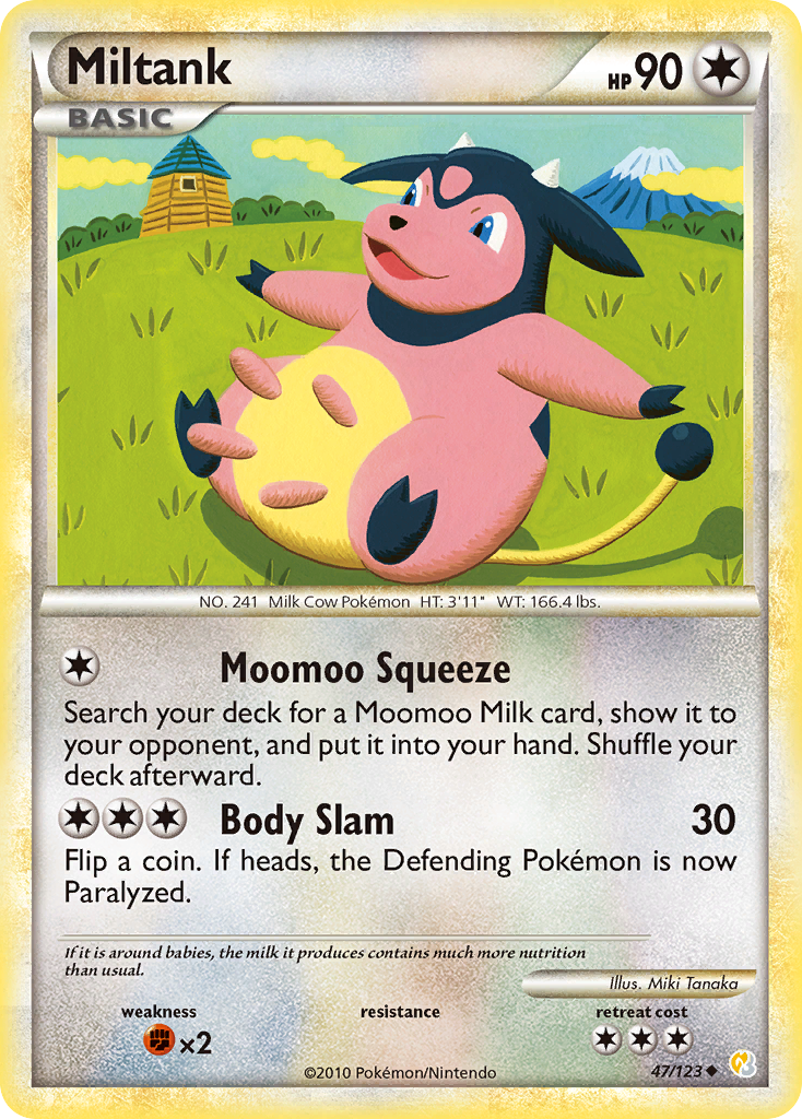 Miltank (47/123) [HeartGold & SoulSilver: Base Set] | Good Games Modbury