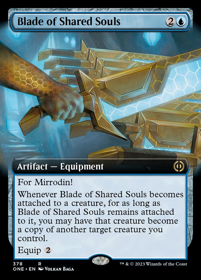 Blade of Shared Souls (Extended Art) [Phyrexia: All Will Be One] | Good Games Modbury