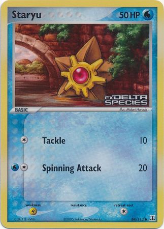 Staryu (84/113) (Stamped) [EX: Delta Species] | Good Games Modbury