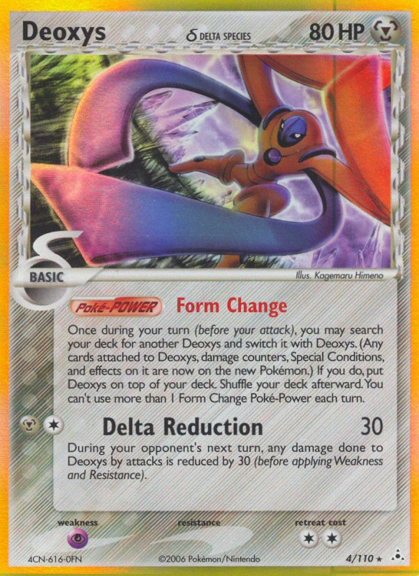 Deoxys (4/110) (Delta Species) [EX: Holon Phantoms] | Good Games Modbury