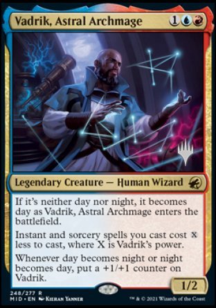 Vadrik, Astral Archmage (Promo Pack) [Innistrad: Midnight Hunt Promos] | Good Games Modbury