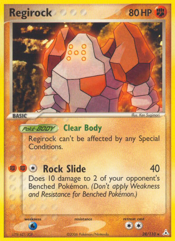 Regirock (28/110) [EX: Holon Phantoms] | Good Games Modbury