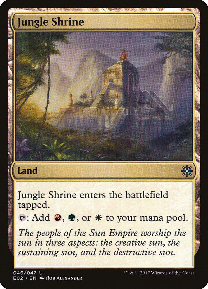 Jungle Shrine [Explorers of Ixalan] | Good Games Modbury