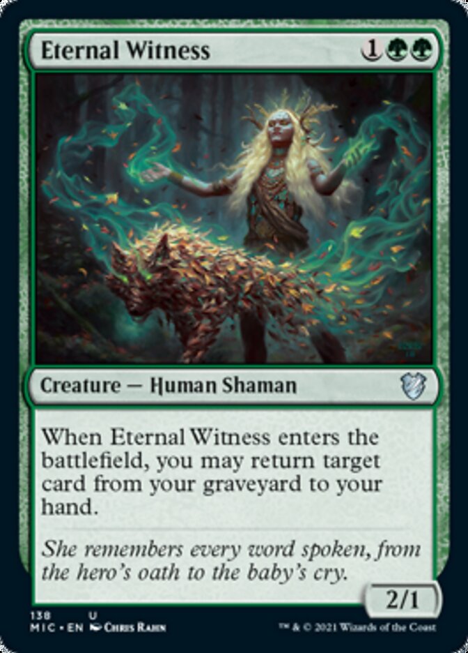 Eternal Witness [Innistrad: Midnight Hunt Commander] | Good Games Modbury