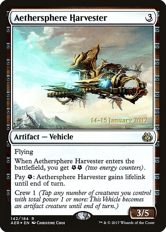 Aethersphere Harvester [Aether Revolt Prerelease Promos] | Good Games Modbury