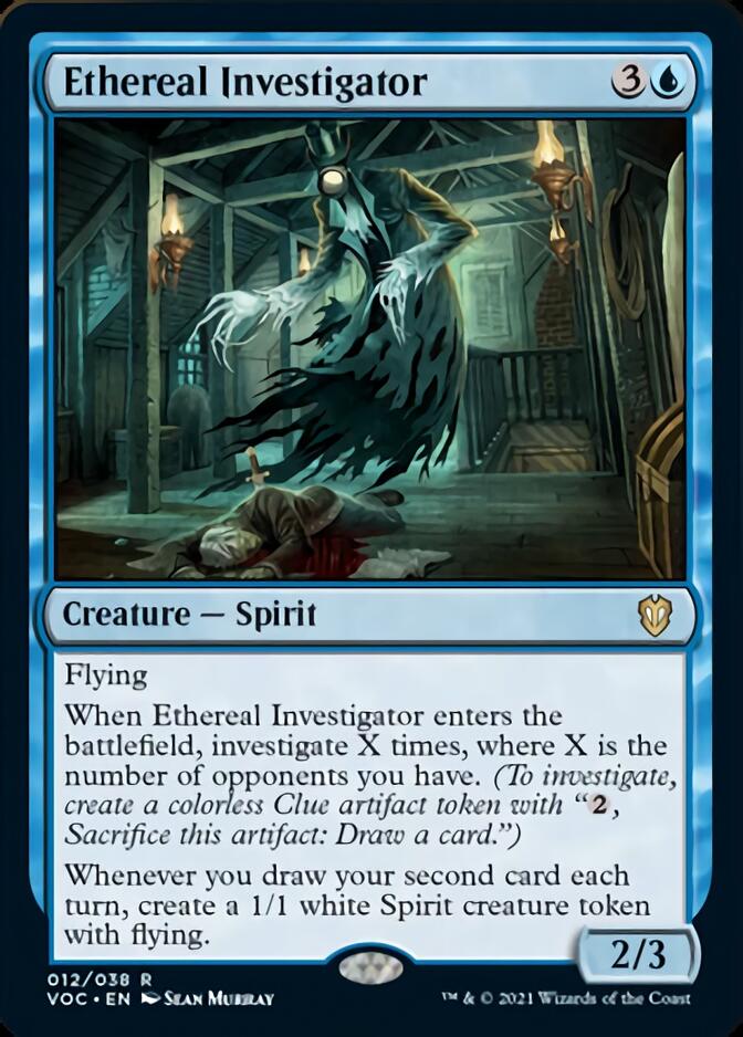 Ethereal Investigator [Innistrad: Crimson Vow Commander] | Good Games Modbury