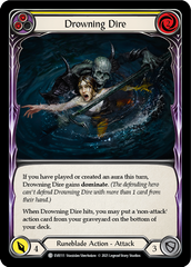 Drowning Dire (Yellow) [EVR111] (Everfest)  1st Edition Rainbow Foil | Good Games Modbury