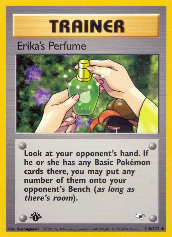 Erika's Perfume (110/132) [Gym Heroes 1st Edition] | Good Games Modbury