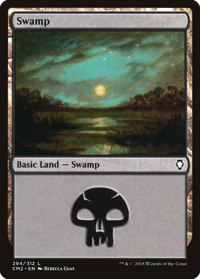 Swamp (294) [Commander Anthology Volume II] | Good Games Modbury