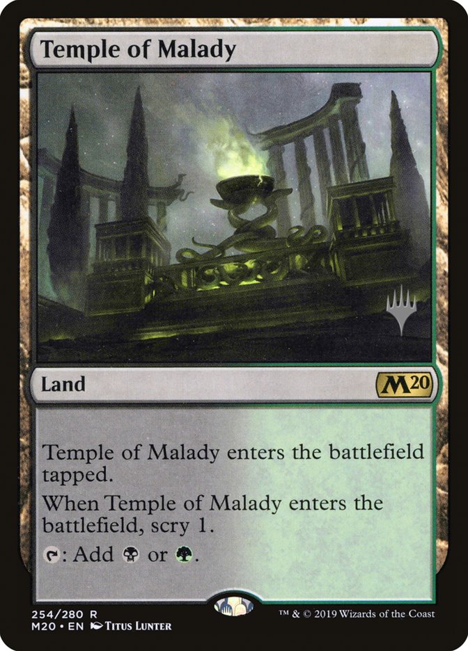 Temple of Malady (Promo Pack) [Core Set 2020 Promos] | Good Games Modbury