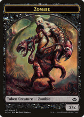 Zombie // Hellion Double-Sided Token [Planechase Anthology Tokens] | Good Games Modbury