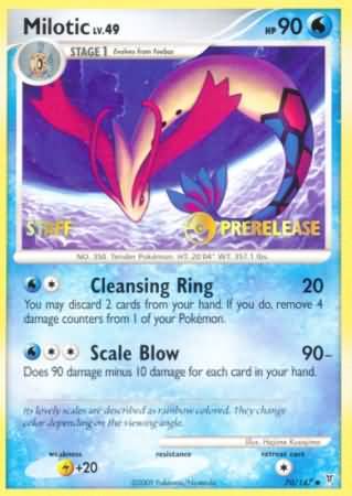 Milotic (70/147) (Staff Prerelease Promo) [Nintendo: Black Star Promos] | Good Games Modbury