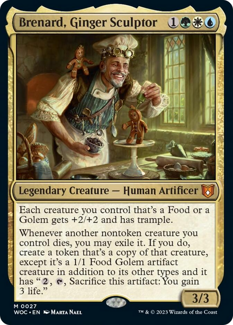 Brenard, Ginger Sculptor [Wilds of Eldraine Commander] | Good Games Modbury