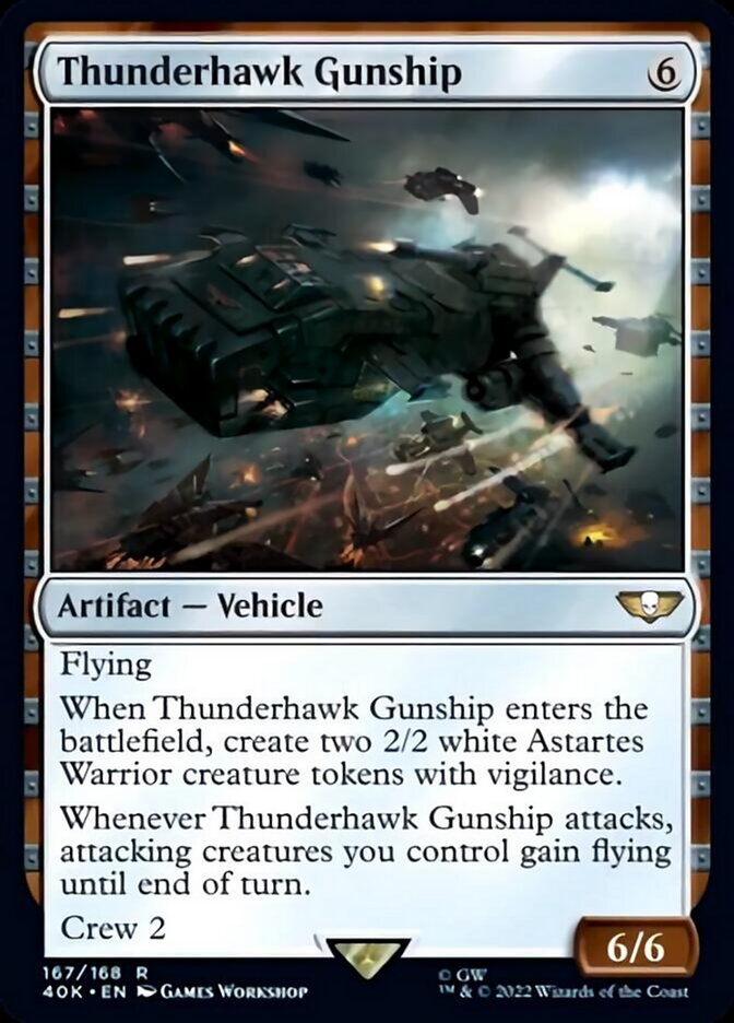 Thunderhawk Gunship (Surge Foil) [Universes Beyond: Warhammer 40,000] | Good Games Modbury