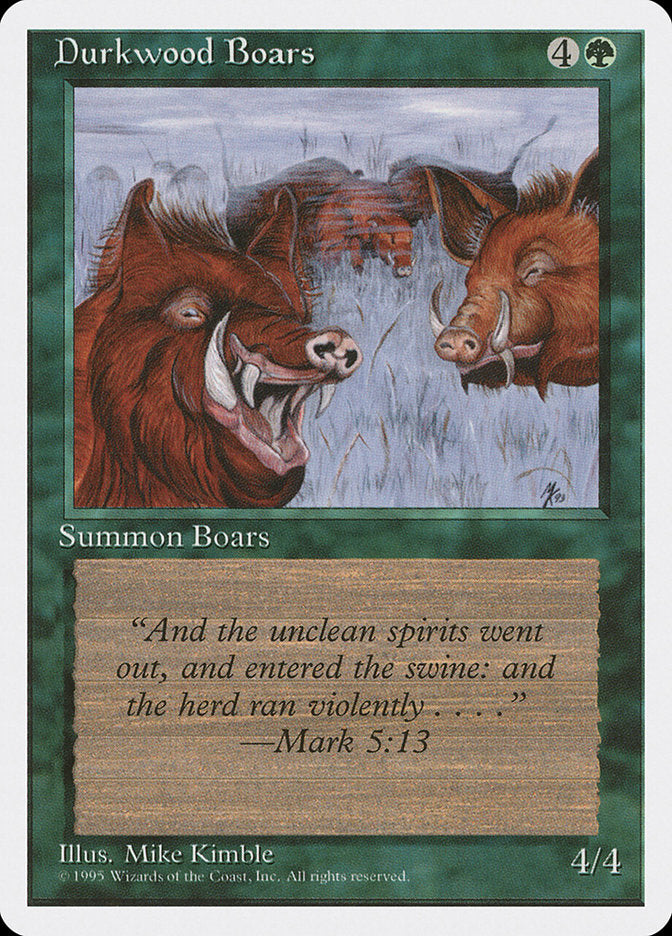 Durkwood Boars [Fourth Edition] | Good Games Modbury