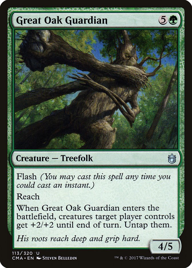 Great Oak Guardian [Commander Anthology] | Good Games Modbury