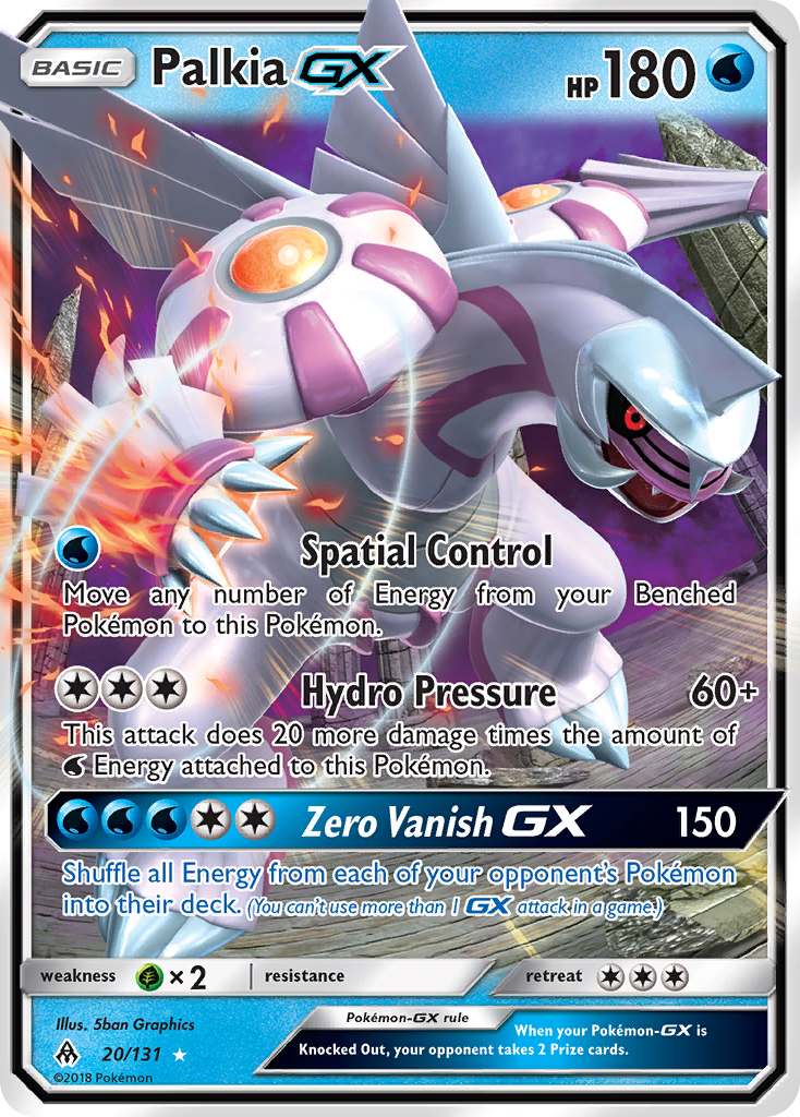 Palkia GX (20/131) [Sun & Moon: Forbidden Light] | Good Games Modbury