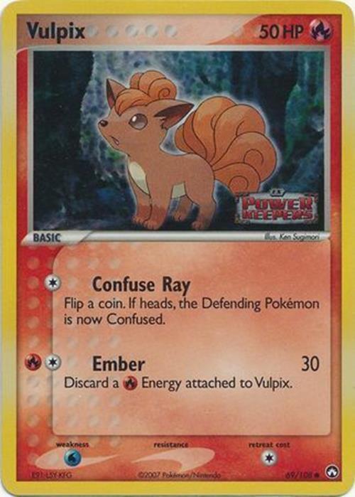 Vulpix (69/108) (Stamped) [EX: Power Keepers] | Good Games Modbury