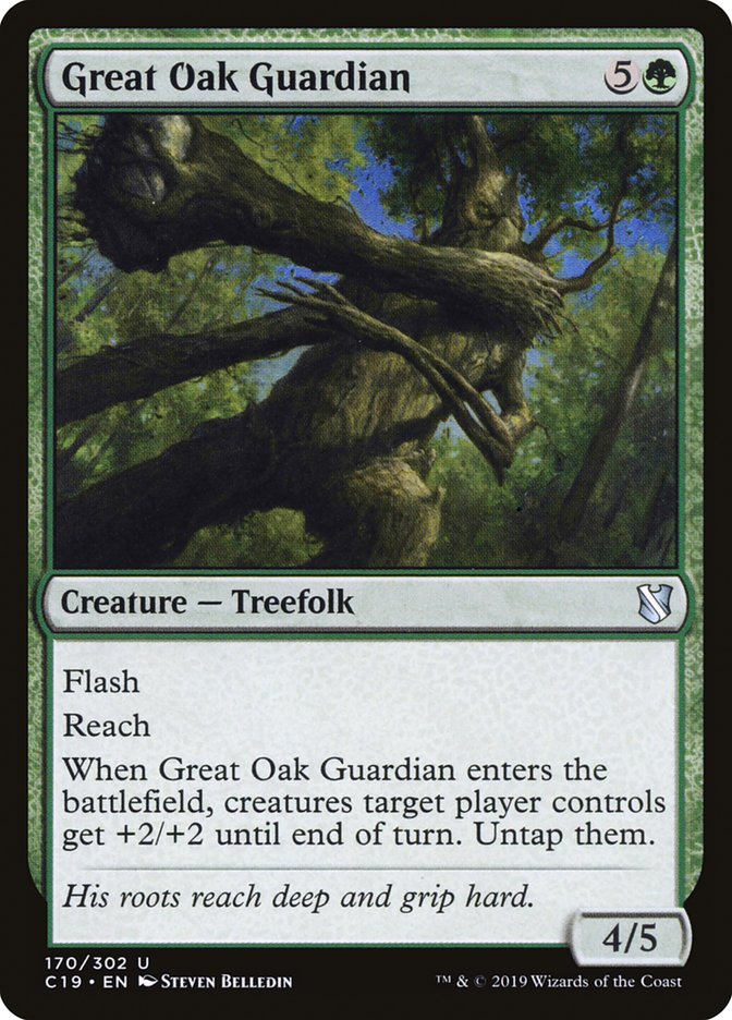 Great Oak Guardian [Commander 2019] | Good Games Modbury