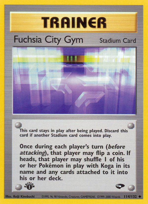 Fuchsia City Gym (114/132) [Gym Challenge 1st Edition] | Good Games Modbury