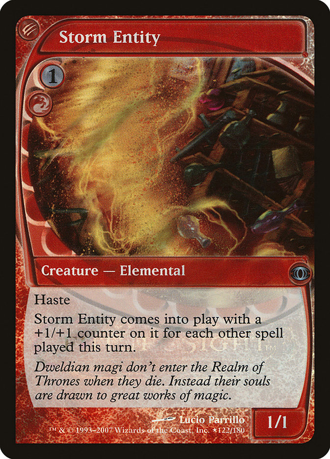 Storm Entity [Future Sight Promos] | Good Games Modbury