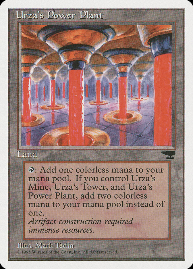 Urza's Power Plant (Red Columns) [Chronicles] | Good Games Modbury