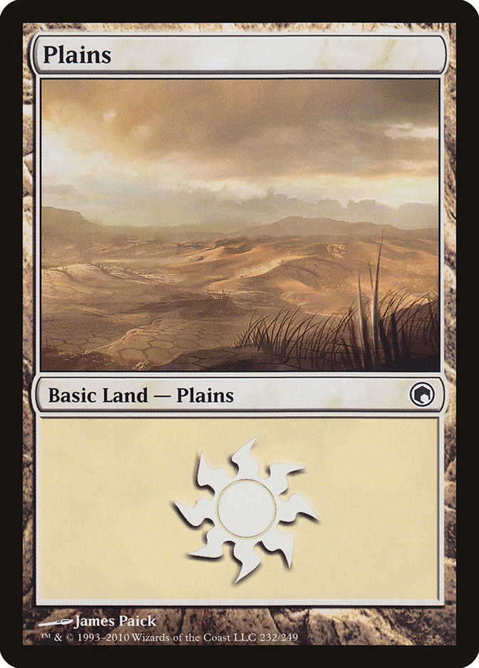 Plains (232) [Scars of Mirrodin] | Good Games Modbury