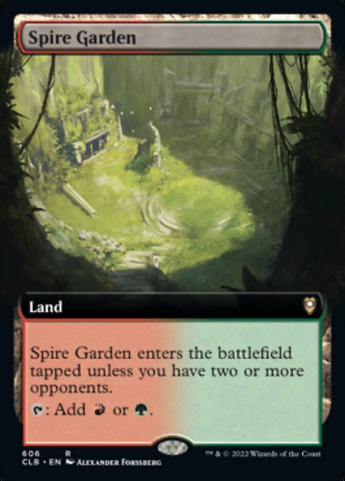 Spire Garden (Extended Art) [Commander Legends: Battle for Baldur's Gate] | Good Games Modbury