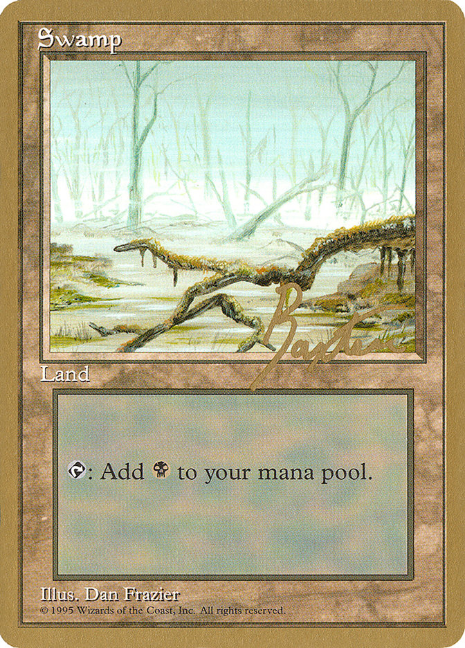 Swamp (gb372) (George Baxter) [Pro Tour Collector Set] | Good Games Modbury