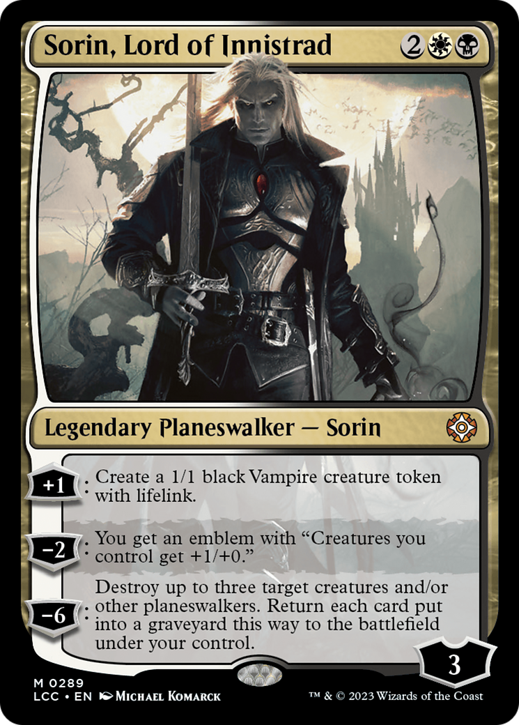 Sorin, Lord of Innistrad [The Lost Caverns of Ixalan Commander] | Good Games Modbury