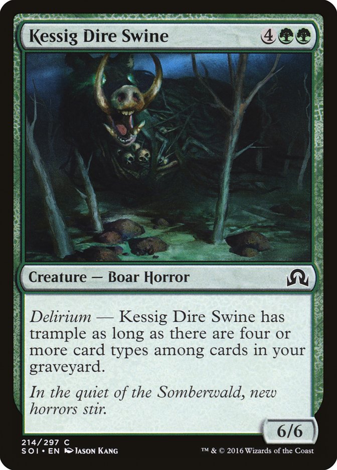 Kessig Dire Swine [Shadows over Innistrad] | Good Games Modbury