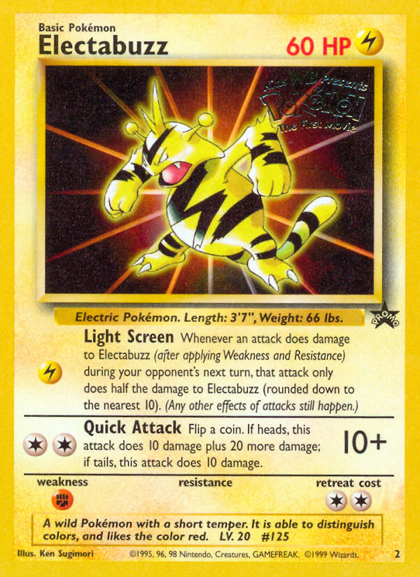 Electabuzz (2) [Wizards of the Coast: Black Star Promos] | Good Games Modbury