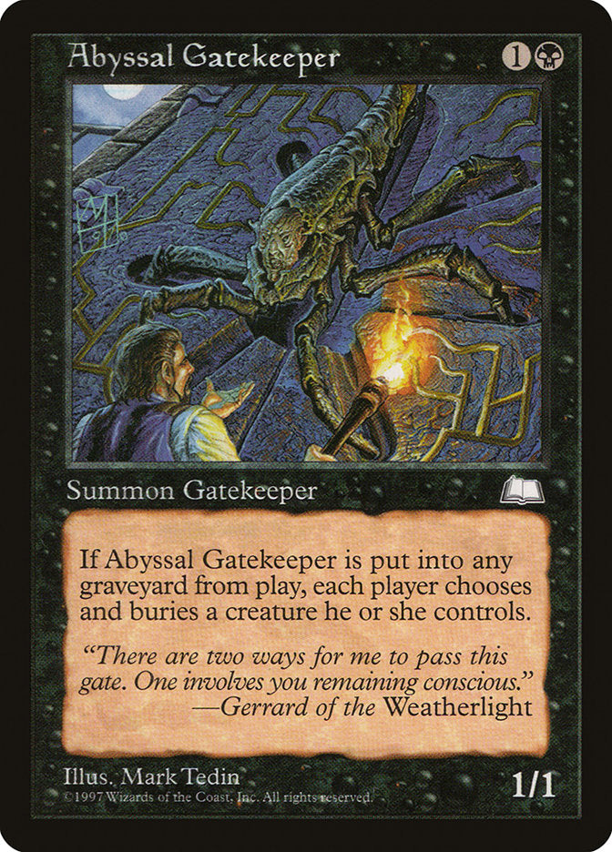 Abyssal Gatekeeper [Weatherlight] | Good Games Modbury
