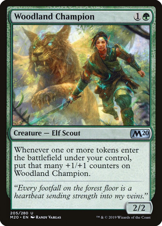 Woodland Champion [Core Set 2020] | Good Games Modbury