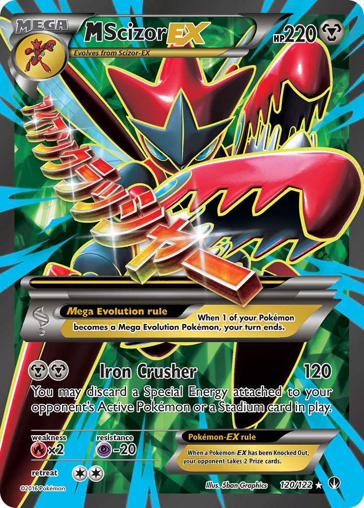 M Scizor EX (120/122) [XY: BREAKpoint] | Good Games Modbury